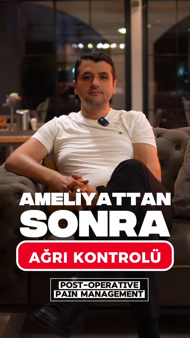 Ameliyat sonrası ağrı kontrolü